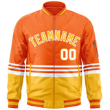 Custom Full-Zip Color Block College Jacket Lightweight Stitched Letters Logo
