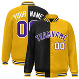Custom Split Fashion Jacket Personalized Baseball Stitched Coat