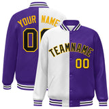 Custom Split Fashion Jacket Personalized Baseball Stitched Coat