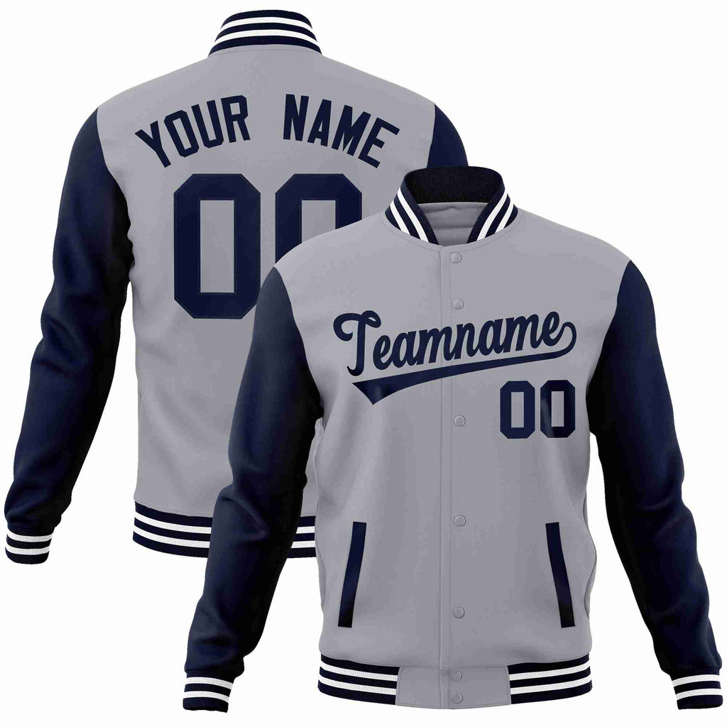 Custom Raglan Sleeves Jacket Varsity Blend Letterman Jackets Mesh