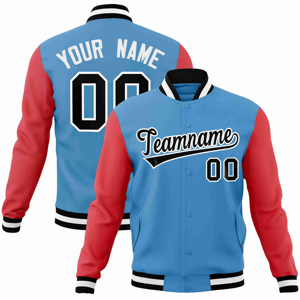 Custom Raglan Sleeves Jacket Varsity Blend Letterman Jackets Casual For Coat