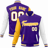 Custom Raglan Sleeves Jacket Varsity Blend Letterman Jackets For Sports
