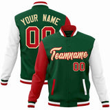 Custom Raglan Sleeves Jacket Varsity Blend Letterman Jackets For Sports