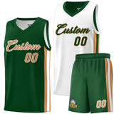 Custom Double Side Basketball Jersey Sets Hip Hop Sports Shirts