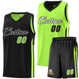 Custom Double Side Basketball Jersey Sets Hip Hop Sports Shirts