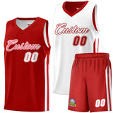Custom Double Side Basketball Jersey Sets Hip Hop Sports Shirts