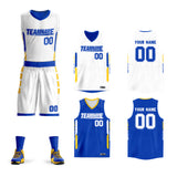 Custom Double Side Basketball Jersey Sets Authentic Athletic Sportswear