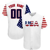 Custom American Flag Baseball Jersey Personalized Uniforms