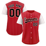 Custom Stripe Fashion Baseball Jersey Button Design Outdoor Shirt