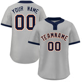 Custom Two-Button Baseball Jersey Classic Style Team Shirts For Adults