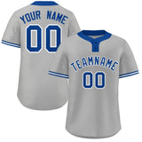 Custom Two-Button Baseball Jersey Classic Style Team Shirts For Adults