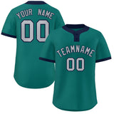 Custom Two-Button Baseball Jersey Classic Style Team Shirts For Adults