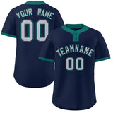 Custom Two-Button Baseball Jersey Classic Style Team Shirts For Adults