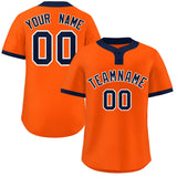 Custom Two-Button Baseball Jersey Classic Style Team Shirts For Adults
