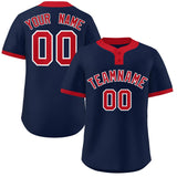 Custom Two-Button Baseball Jersey Classic Style Team Shirts For Adults