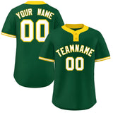 Custom Two-Button Baseball Jersey Classic Style Team Shirts For Adults