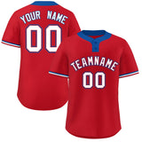 Custom Two-Button Baseball Jersey Classic Style Team Shirts For Adults