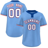Custom Two-Button Baseball Jersey Classic Style Team Shirts For Adults