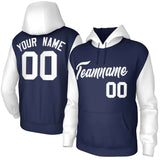 Custom Raglan Sleeves Hoodie Pullover Sweatshirts Personalized Athletic Sweatshirts