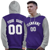 Custom Made to Order Long-Sleeve Pullover Hoodie Raglan Sleeves For Man Embroideried Your Team Logo and Number