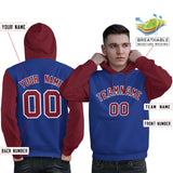 Custom Personalized Long-Sleeve Workout Pullover Raglan Sleeves Fashion Hoodie For All Ages Man