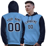Custom Personalized Long-Sleeve Workout Pullover Raglan Sleeves Fashion Hoodie For All Ages Man