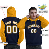 Custom Bespoke Long-Sleeve Pullover Hoodie Raglan sleeves Embroideried Your Team Logo and Number For Man