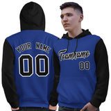Custom Pullover Hoodie Raglan Sleeves Sports Hoodie For Man Stitched Team Name Number Logo