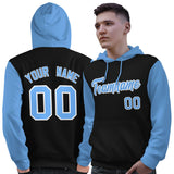 Custom Cotton Pullover Raglan Sleeves Hoodie For Man Personalized Embroideried Your Team Logo