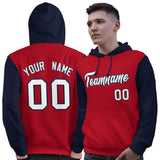 Custom Cotton Pullover Raglan Sleeves Hoodie For Man Personalized Stitched Text Logo And Number