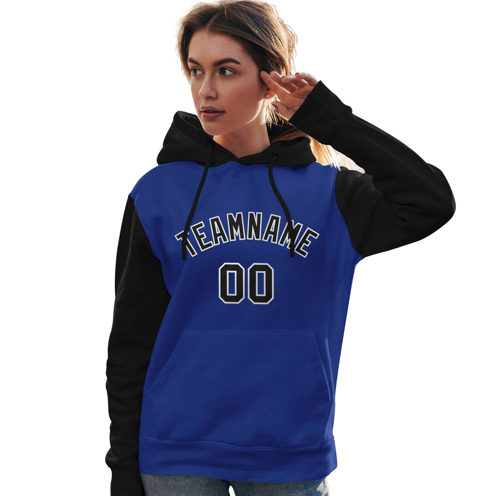Custom Tailor Made Pullover Raglan Sleeves Hoodie Sportswear For Women Stitched Team Name Number