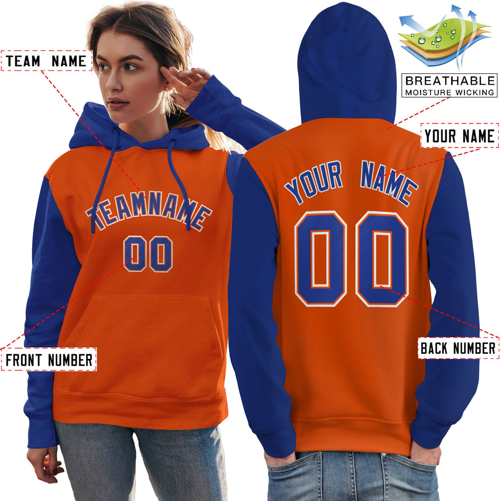 Custom Traditional All-Ages Sport Pullover Raglan Sleeves Hoodie For Women Embroideried Your Team Logo