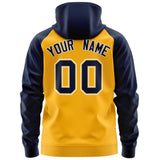 Custom Full-Zip Raglan Sleeves hoodie For Man Personalized Sweatshirt Stitched Name Number