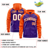 Custom Your Logo Workwear Full-Zip Raglan Sleeves Hoodie for Outdoor Team Work Uniform Unisex