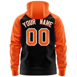 Custom Your Logo Workwear Full-Zip Raglan Sleeves Hoodie for Outdoor Team Work Uniform Unisex