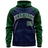 Custom Your Logo Workwear Full-Zip Raglan Sleeves Hoodie for Outdoor Team Work Uniform Unisex