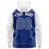 Custom Traditional All-Ages Sport Full-Zip Raglan Sleeves Hoodie Stitched Name Number