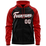 Custom Full-Zip Hoodie Raglan Sleeves Embroideried Your Team Logo Personalized Hip Hop Sweatshirts