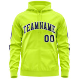 Custom Men's Youth Fashion Full-Zip Hoodie With Flame Sports Sweatshirt Stitched Name Number