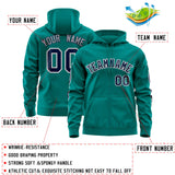 Custom Full-Zip Hoodie Single Color Flame Embroideried Your Team Logo and Number Adult youth