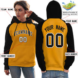 Custom Stitched Your Team Logo and Number Raglan Sleeves Sports Pullover Sweatshirt Hoodie For All Age Women