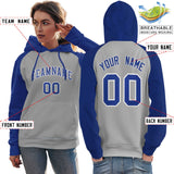 Custom Stitched Your Team Logo and Number Raglan Sleeves Fashion Pullover Sweatshirt Hoodie For All Age Women