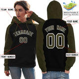 Custom Women's Individualized Pullover Raglan Sleeves Fashion Hoodie Sportswear Sports Wearshirt Stitched Name Number