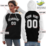 Custom For Women Individualized Pullover Raglan Sleeves Fashion Hoodie Sportswear Sports Wearshirt Stitched Team Name Number Logo