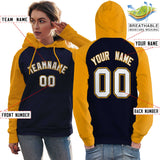 Custom For Women Individualized Pullover Raglan Sleeves Fashion Hoodie Sportswear Sports Wearshirt Stitched Team Name Number Logo