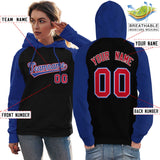 Custom Women's Cotton Pullover Raglan Sleeves Hoodie Personalized Stitched Text Logo And Number Sweatshirt