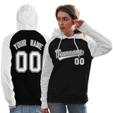 Custom Women's Made to Order Long Sleeve Pullover Hoodie Raglan Sleeves Embroideried Your Team Logo And Number Sweatshirt