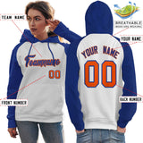 Custom Women's Traditional All Ages Sport Pullover Raglan Sleeves Hoodie Stitched Name Number Fashion Sweatshirt