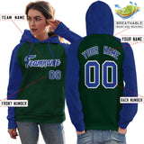 Custom Women's Traditional All Ages Sport Pullover Raglan Sleeves Hoodie Embroideried Your Team Logo Sweatshirt