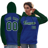 Custom Women's Traditional All Ages Sport Pullover Raglan Sleeves Hoodie Stitched Name Number Fashion Sweatshirt